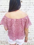 Pink Crochet Top
